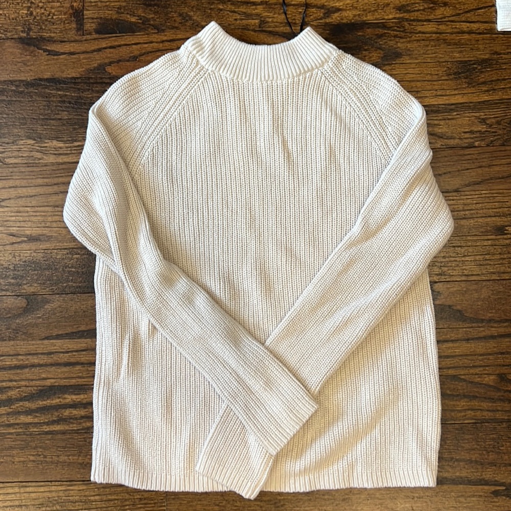 H&M Basic Sweater - ivory - size xs - turtle neck
